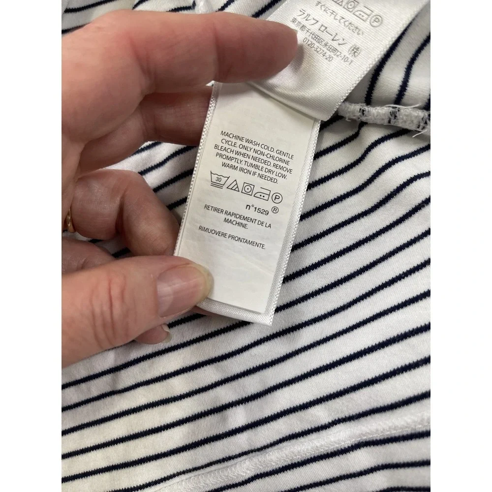 Polo Ralph Lauren Mens Polo Shirt XXL‎ Striped Preppy Golf Old Money Nautical